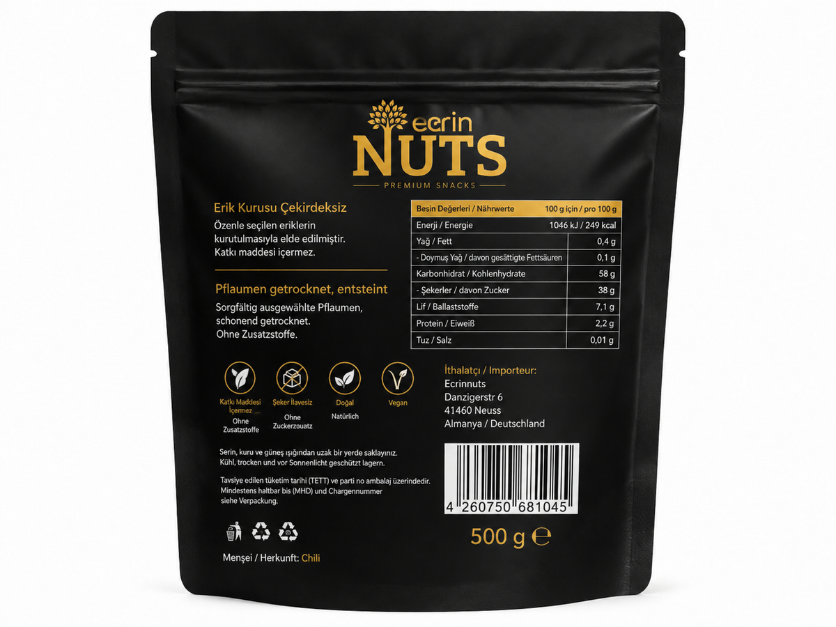 Getrocknete Pflaumen kernlos 500 g