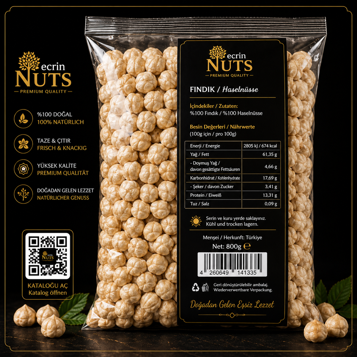Giresun Haselnüsse 800 g