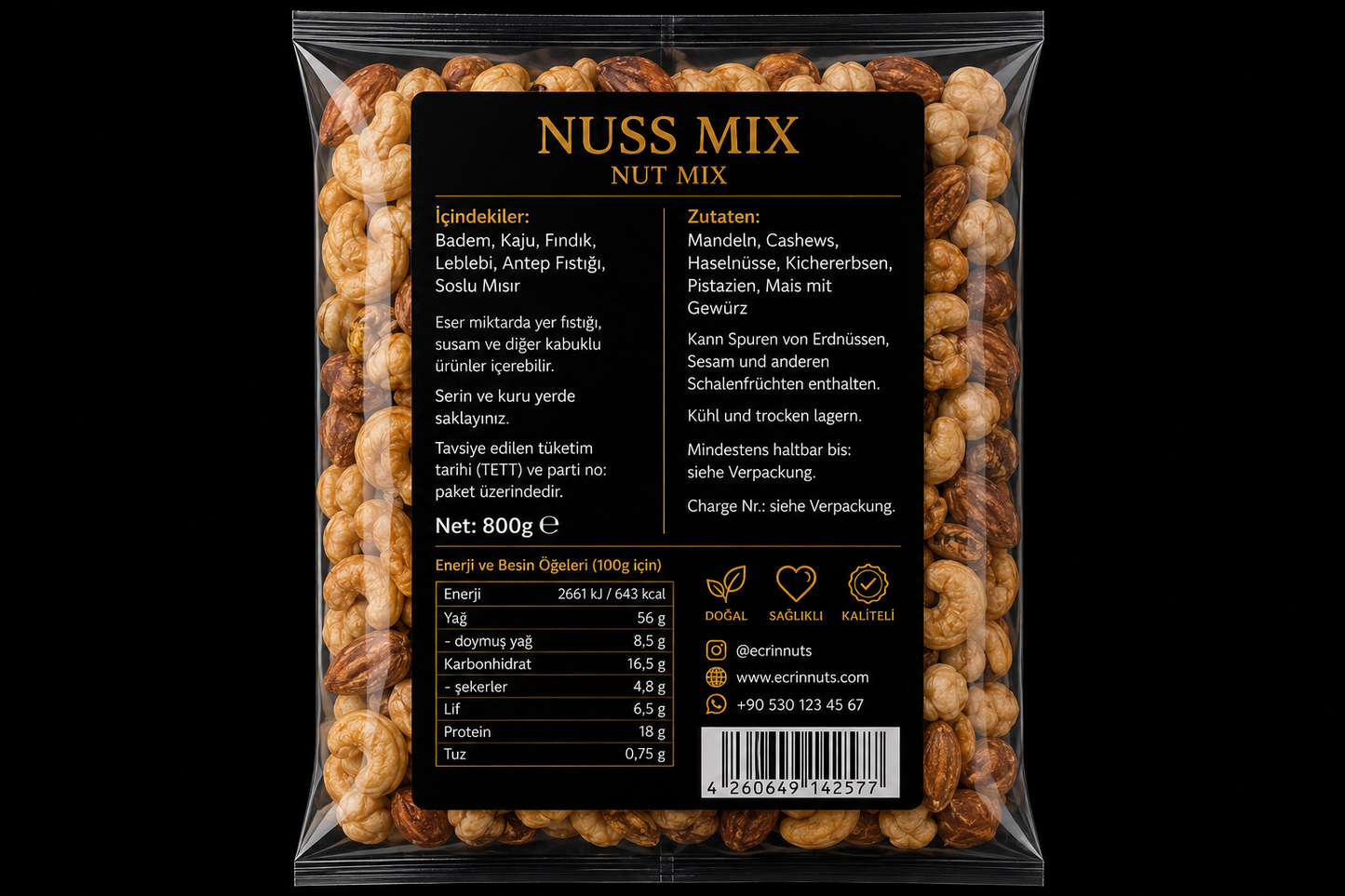 Elit Nussmix 800 g