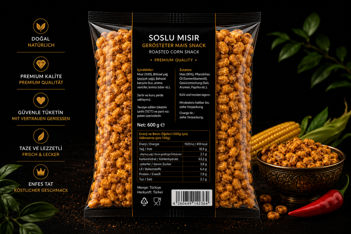 Gewürzter Mais 600 g