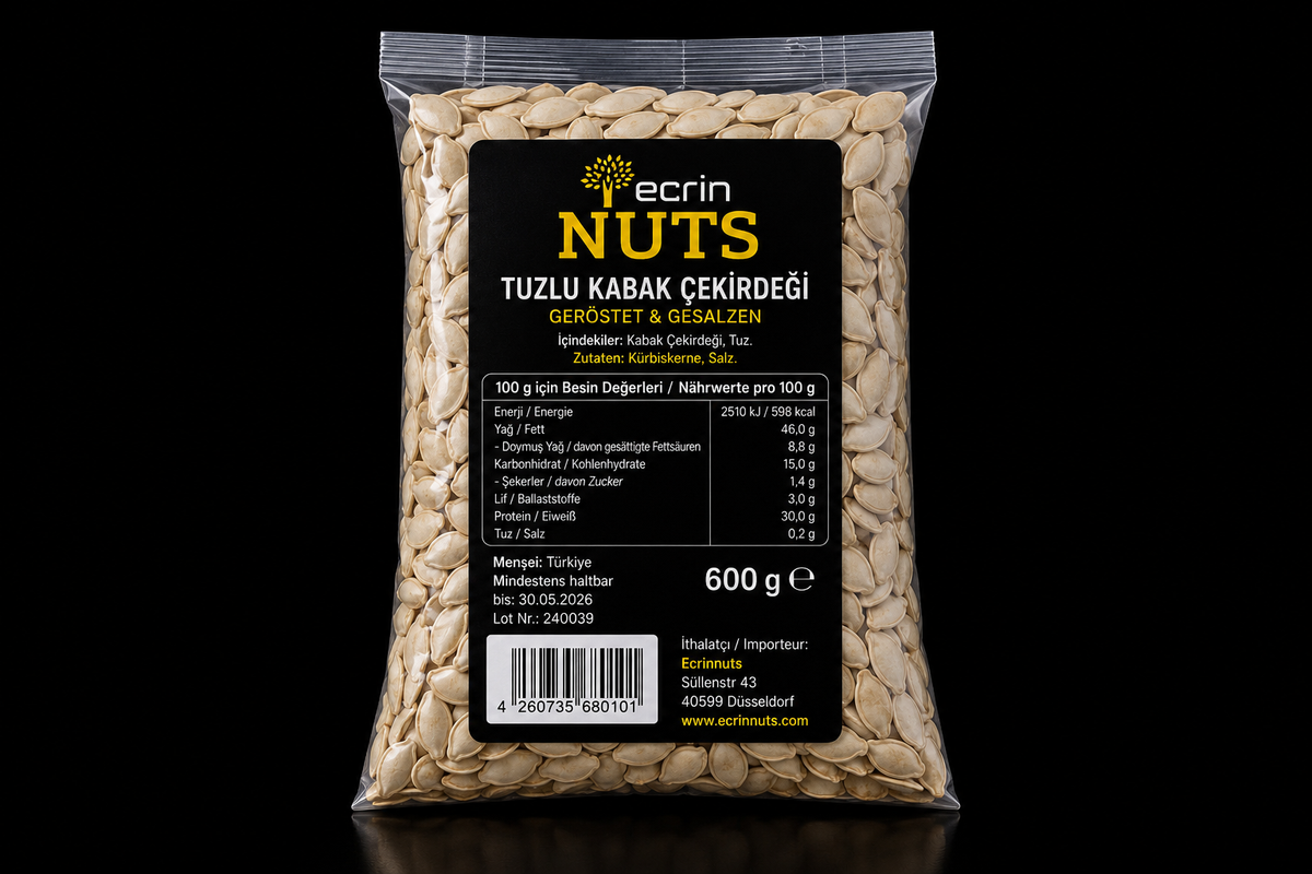 Gesalzene Kürbiskerne 600 g
