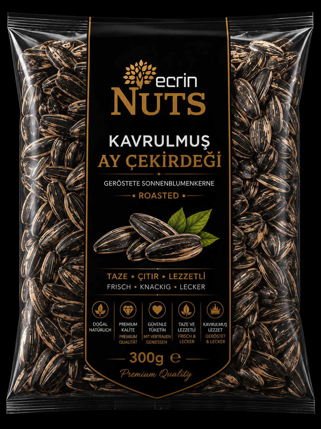 Ungesalzene Sonnenblumenkerne 300 g