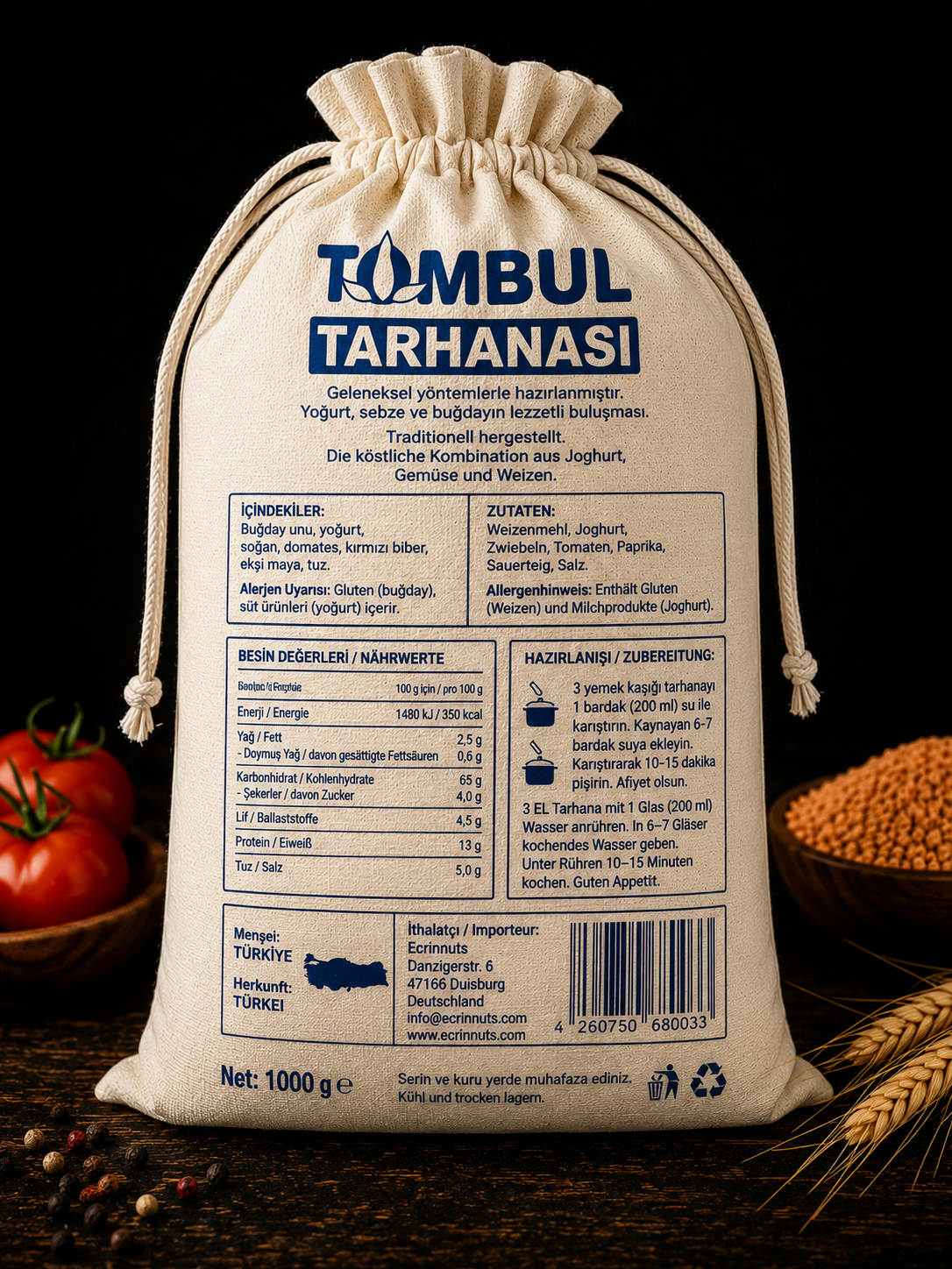 Tarhanapulver 1 kg