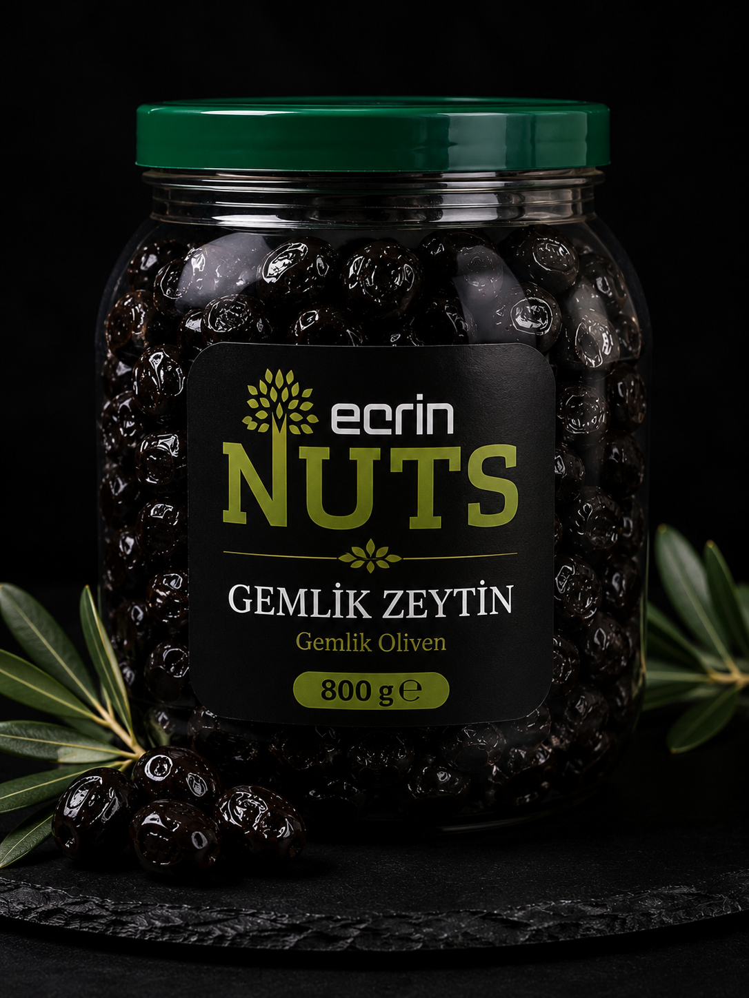 Gemlik Oliven mit Stein 800 g