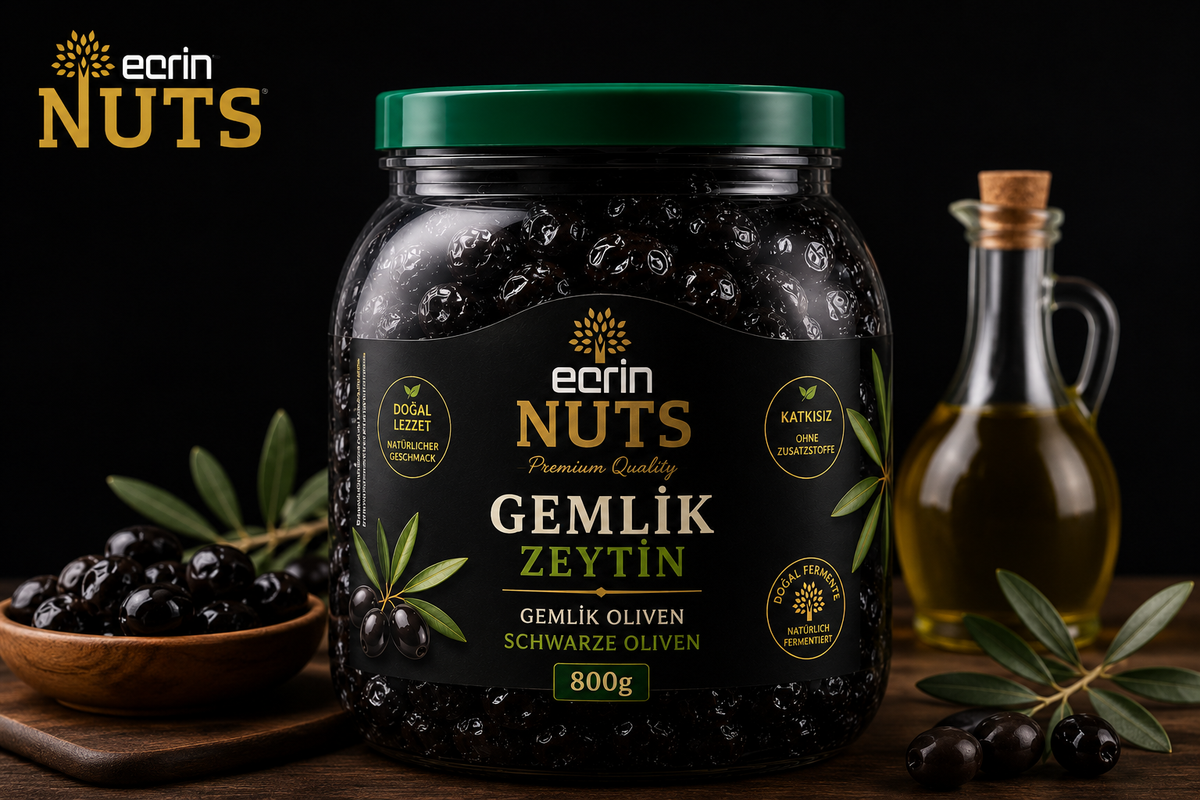Gemlik Oliven mit Stein 800 g