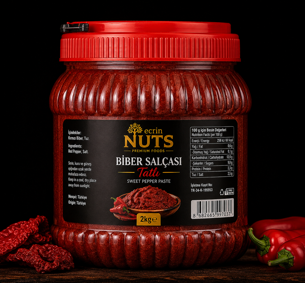 Milde Paprikapaste 2 kg