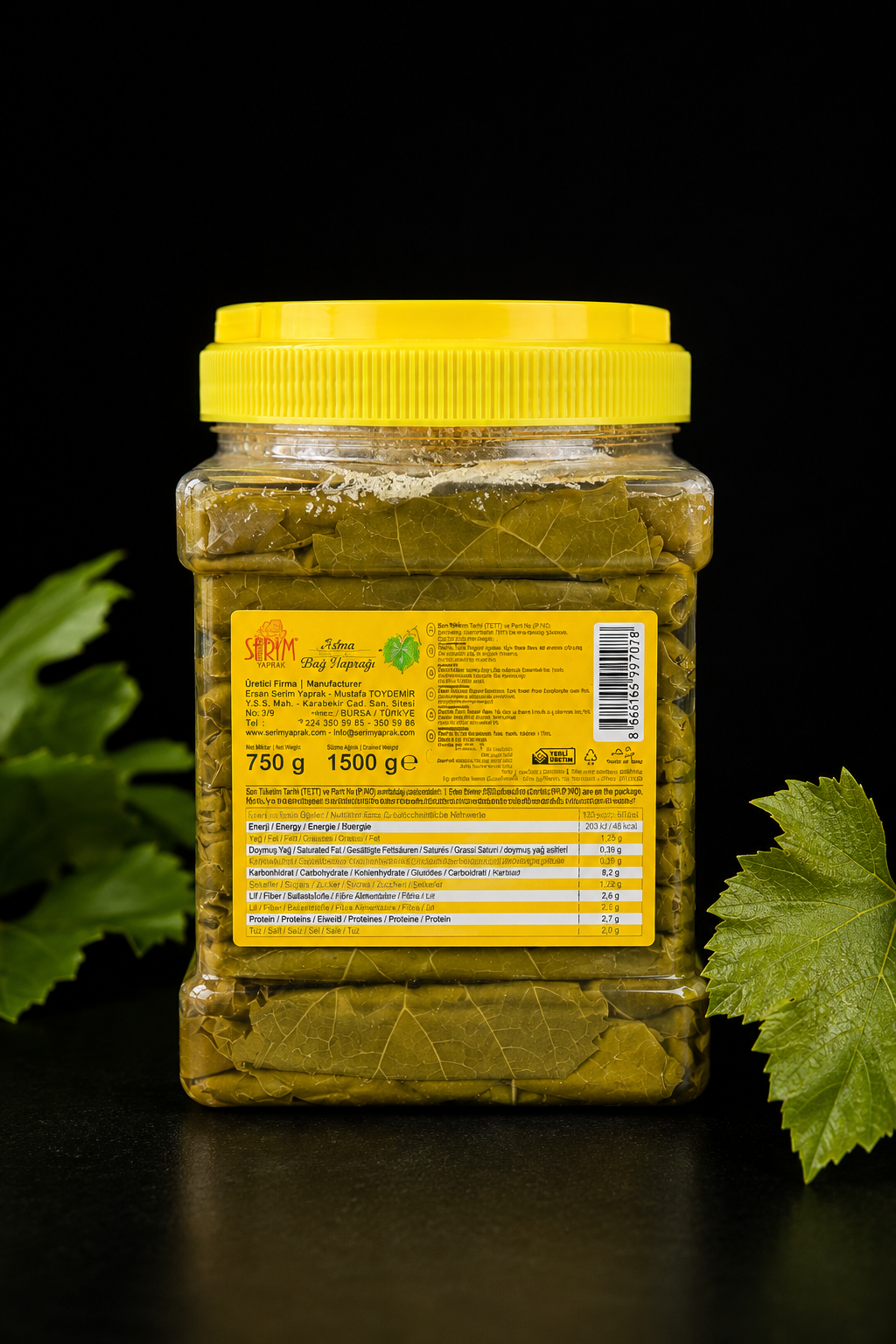 Weinblätter in Salzlake 1500 g