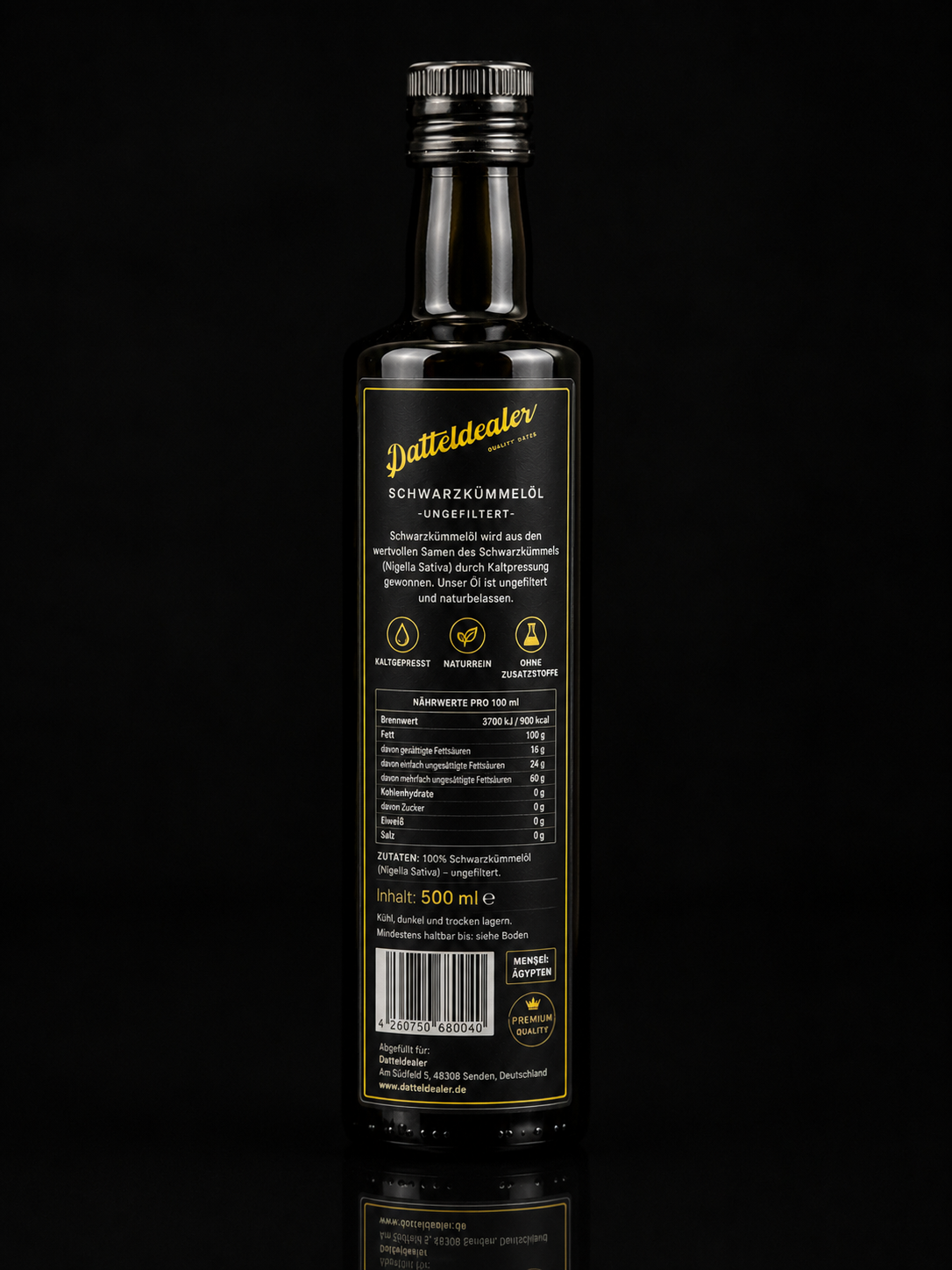 Schwarzkümmelöl 500 ml