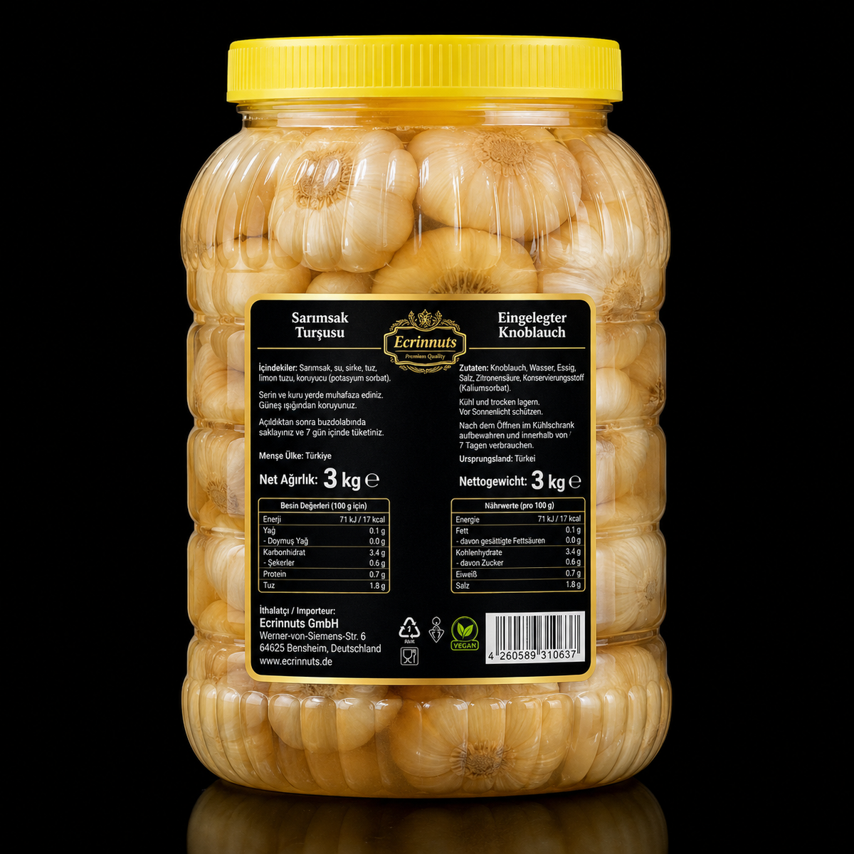 Eingelegter Knoblauch 3 kg