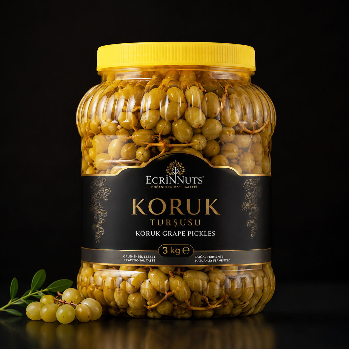 Eingelegte Koruk-Trauben 3 kg