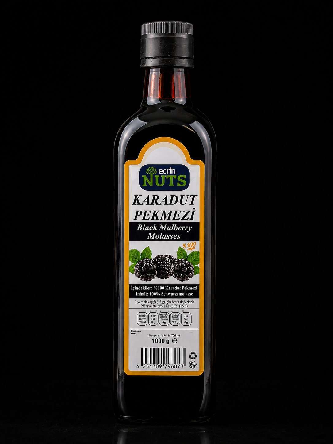 Schwarze Maulbeermelasse 1 kg