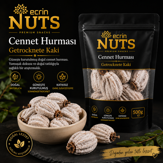 Getrocknete Kaki ganz 500 g