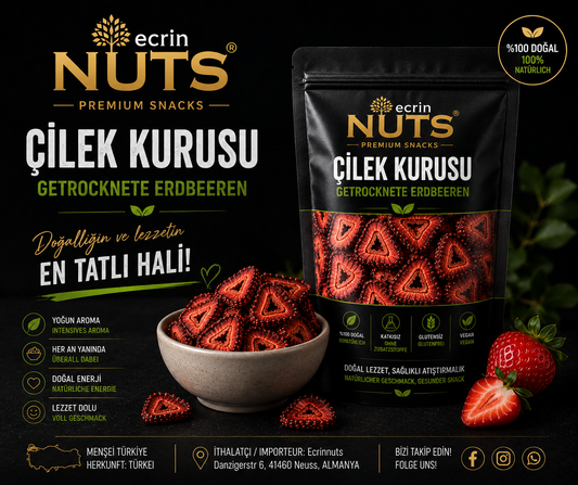Getrocknete Erdbeerchips 250 g