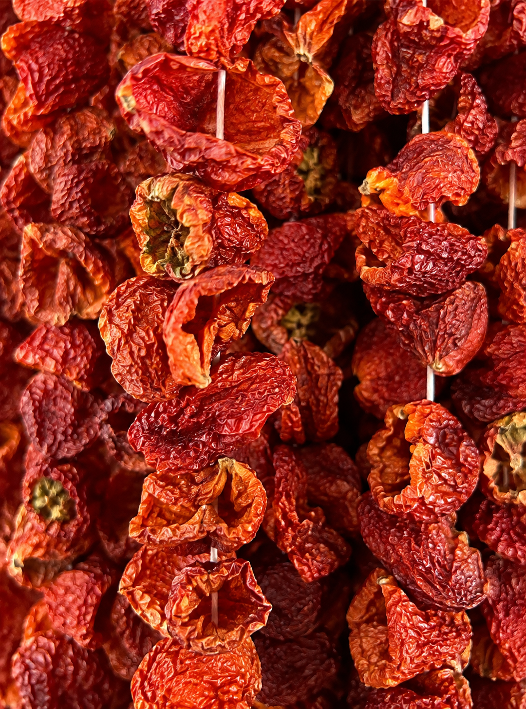 Getrocknete Füllpaprika