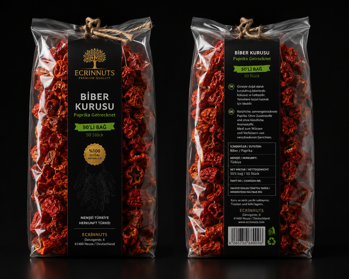 Getrocknete Füllpaprika
