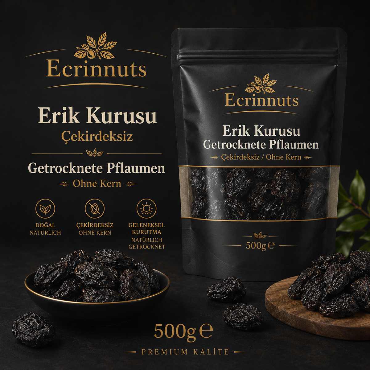 Getrocknete Pflaumen kernlos 500 g