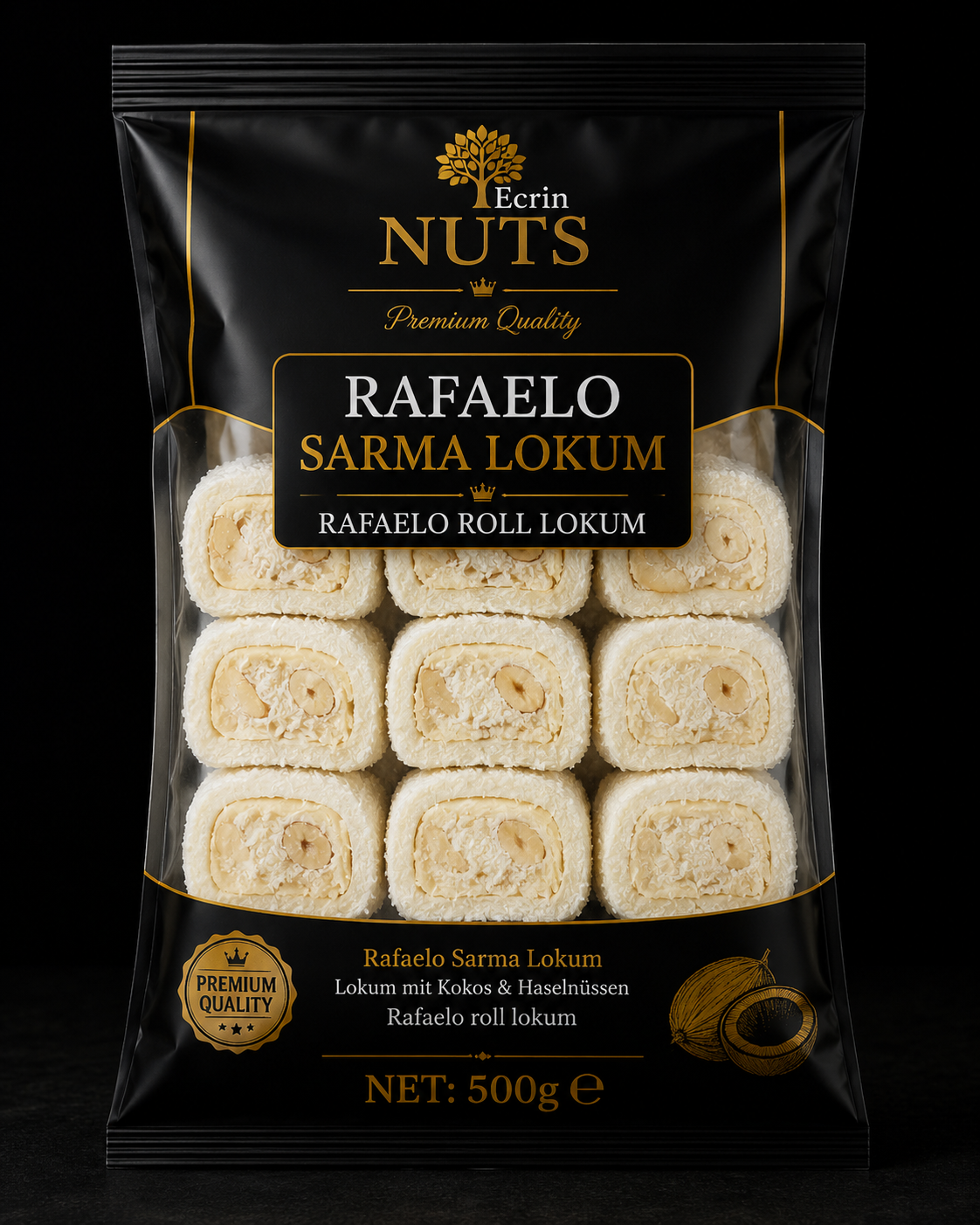 Rafaelo Rollen Lokum 500 g