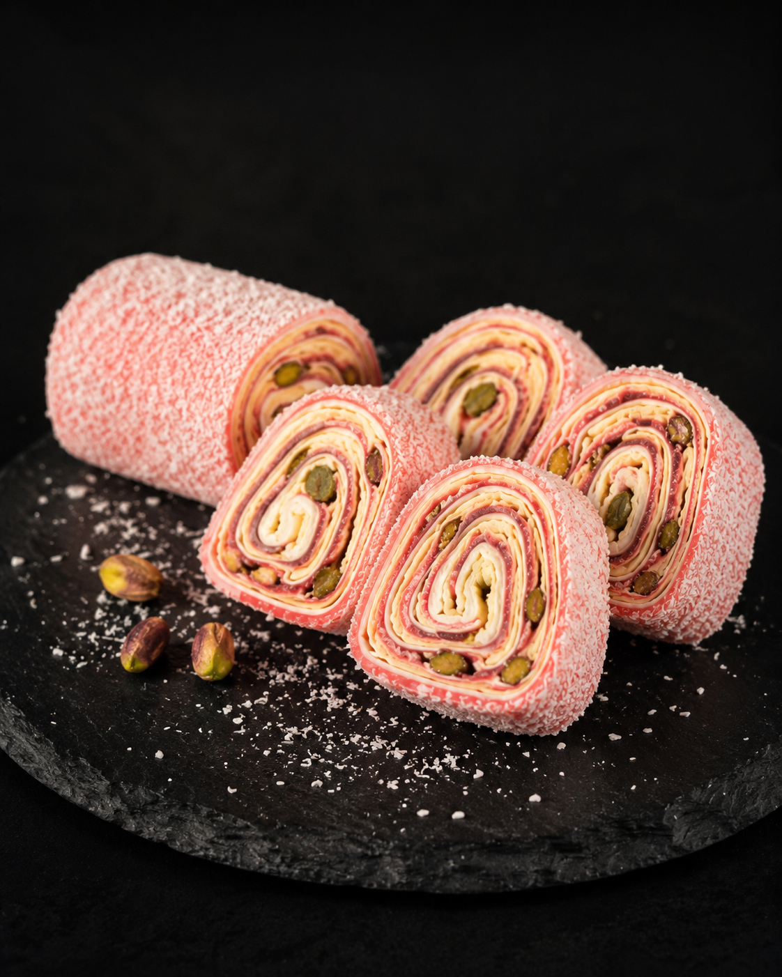 Kokos Rollen Lokum 500 g
