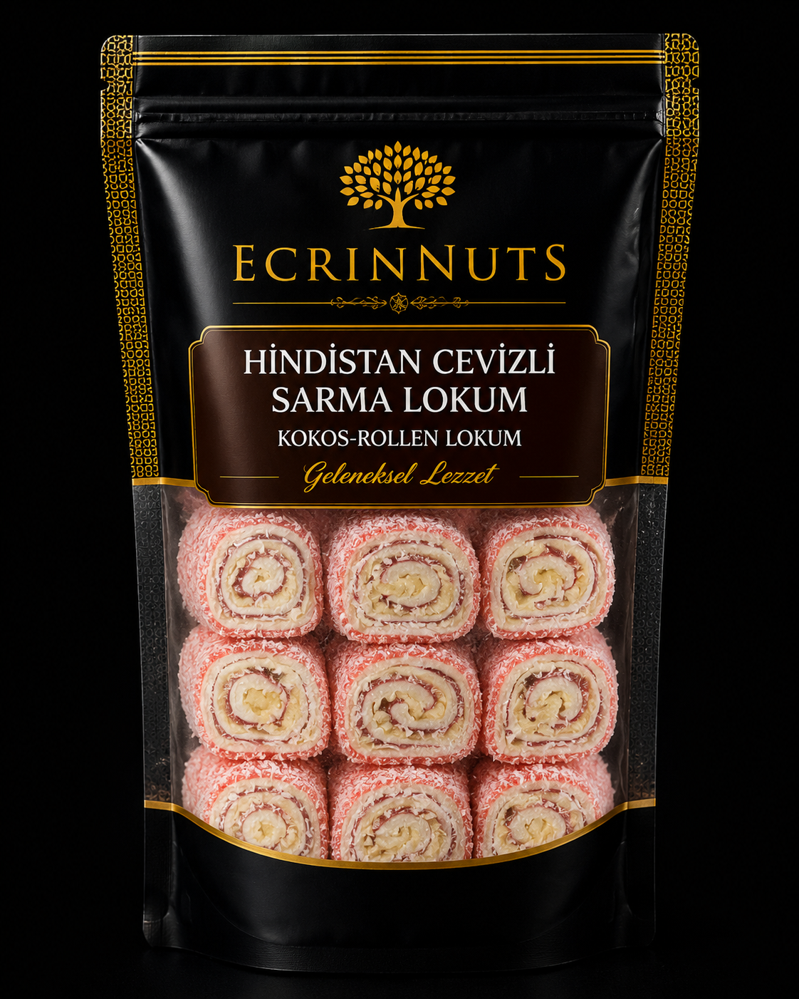 Kokos Rollen Lokum 500 g