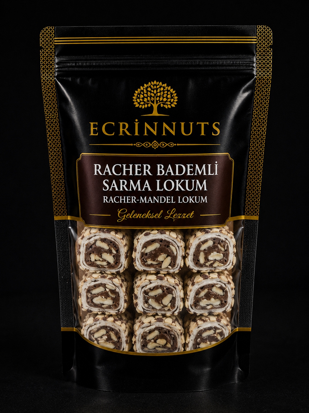 Racher Mandel Rollen Lokum 500 g