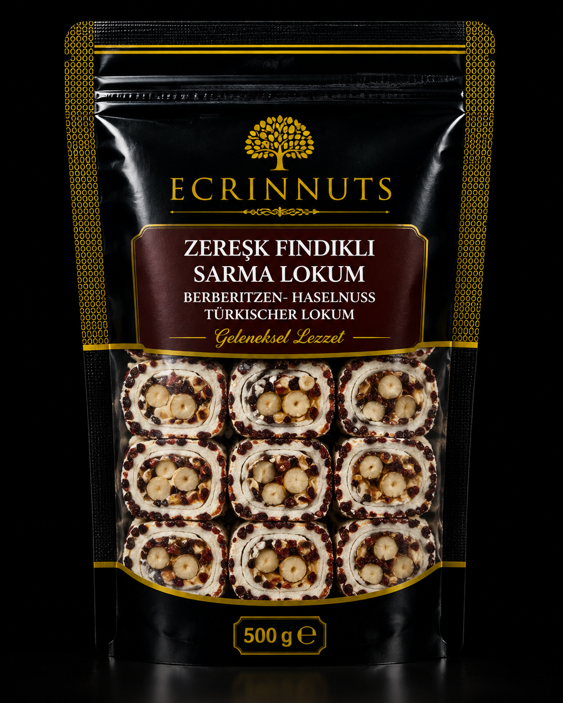 Berberitzen Haselnuss Lokum 500 g