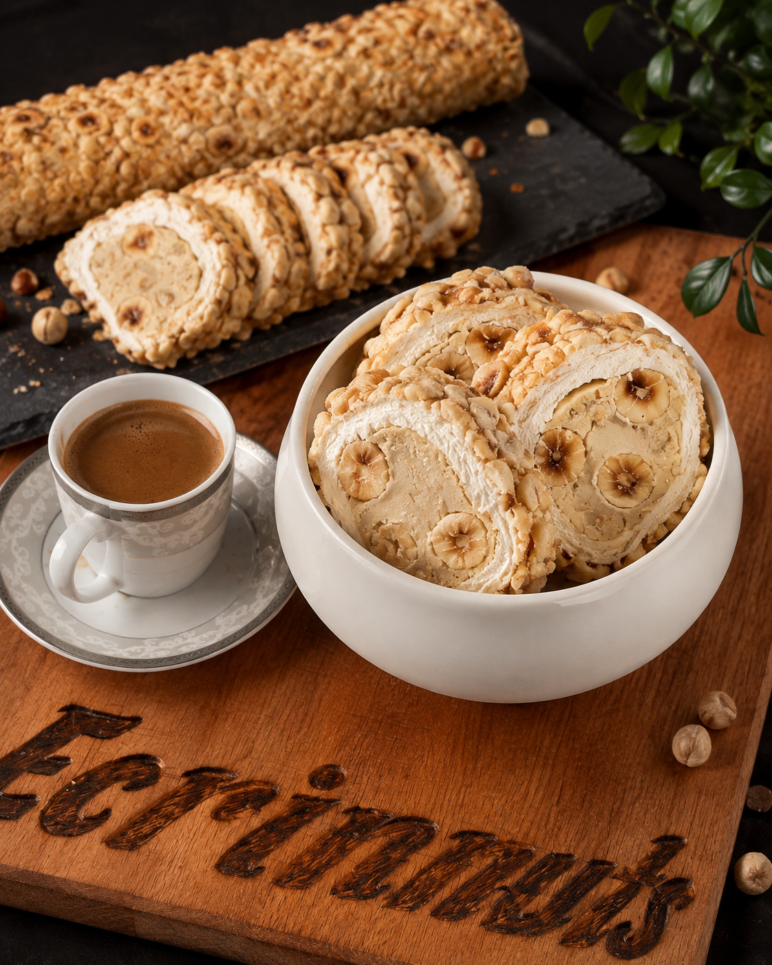 Haselnuss Rollen Lokum 500 g
